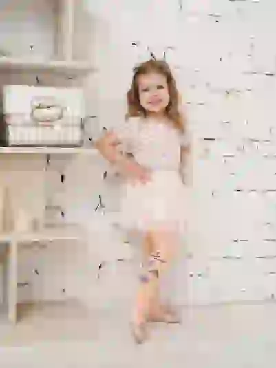 КОЛГОТКИ С РИСУНКОМ ПОНЧИКИ ПЕРСИК - 2